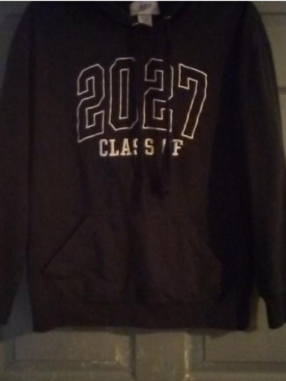 Class of 2027 Hoodie in Black